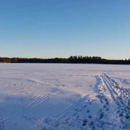 Moekkituulos, Beds For 4 One Big Bedroom, Two Beds Separated With A Big Wardrobe Vakantiehuis