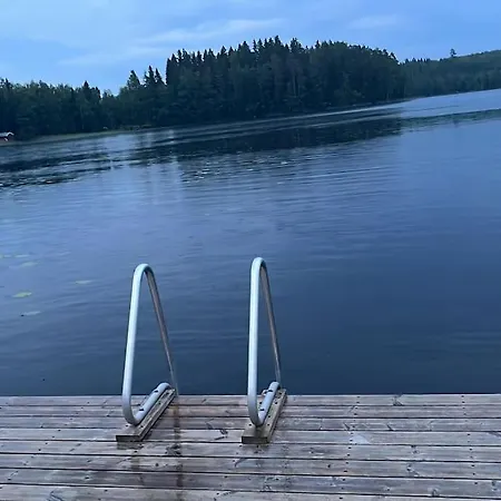 Moekkituulos, Beds For 4 One Big Bedroom, Two Beds Separated With A Big Wardrobe Ferienhaus *