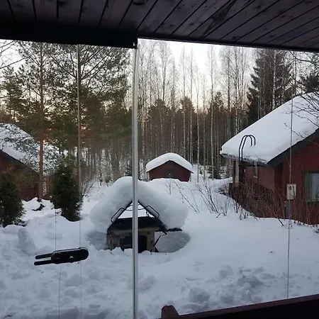 Ferienhaus Moekkituulos, Beds For 4 One Big Bedroom, Two Beds Separated With A Big Wardrobe *