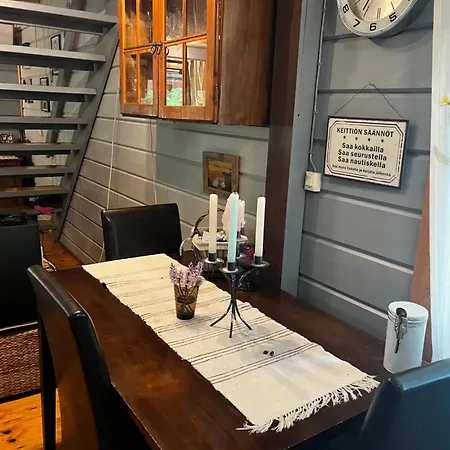 Vakantiehuis Moekkituulos, Beds For 4 One Big Bedroom, Two Beds Separated With A Big Wardrobe *